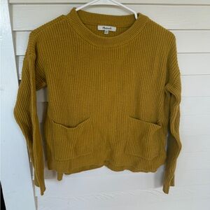 Madewell Mustard Yellow Women's Sweater